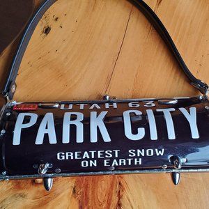 Rare Little Earth License Plate Handbag